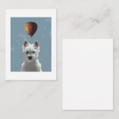 Freie Floating-Grußkarte Mitteilungskarte (Vorne/Hinten)