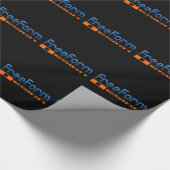 Freie Form-Design-Logo Geschenkpapier (Ecke)