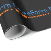 Freie Form-Design-Logo Geschenkpapier (Rolleneckpunkt)