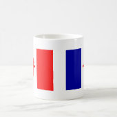Freie französische Kraft-Flagge Kaffeetasse (Mittel)
