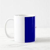 Freie französische Kraft-Flagge Kaffeetasse (Links)
