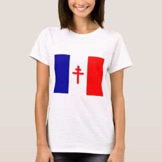 Freie französische Kraft-Flagge T-Shirt