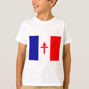 Freie französische Kraft-Flagge T-Shirt