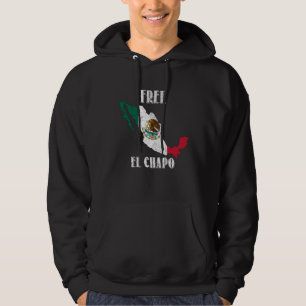 Freie Gangster-Grafik-Männer EL Chapo Hoodie