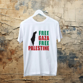 Freie Gaza-Streifen - Freie Palästina T-Shirt