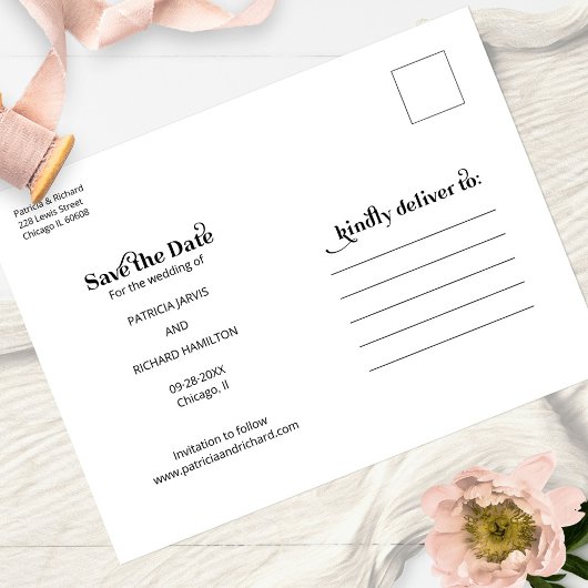 Freie Getränke Funny Lässig Wedding retten das Dat Postkarte