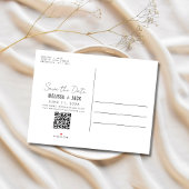 Freie Getränke nach Save the Date Ankündigungspostkarte