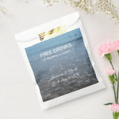 Freie Getränke Save the Date Strandhochzeit hinzuf Geschenktütchen (Versiegelt)
