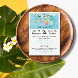 Freie Getränke (und eine Einladung zur Hochzeit)