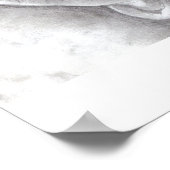 freie Hand gezogene betende Hände Poster (Ecke)