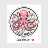 Freie Hugs Aufkleber (Blatt)