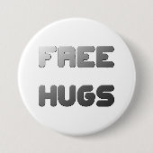 Freie Hugs Button (Vorderseite)