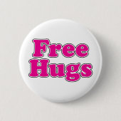 Freie Hugs Button (Vorderseite)