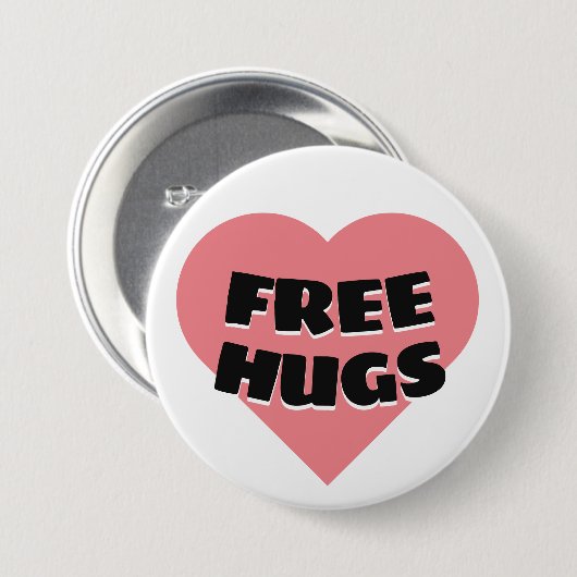 Freie Hugs Button (Vorne & Hinten)