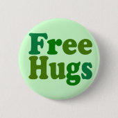 Freie Hugs Button (Vorderseite)