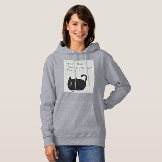 Freie Hugs! Das Töten Touch mich nicht. Hoodie (Vorne ganz)