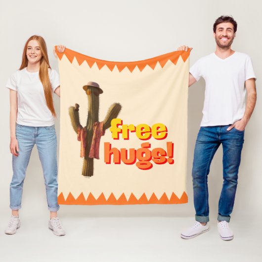 Freie Hugs! Fleecedecke (Beispiel)