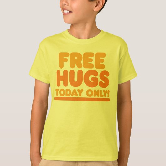 Freie Hugs heute nur T-Shirt (Vorderseite)
