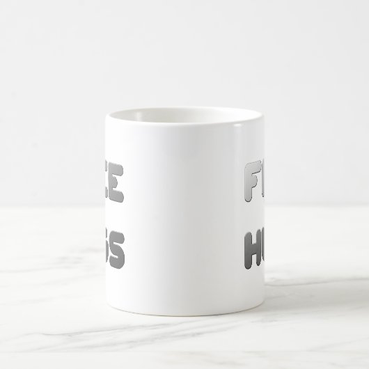 Freie Hugs Kaffeetasse (Mittel)