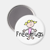 Freie Hugs Magnet (Vorderseite/Rückseite)