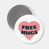 Freie Hugs Magnet (Vorderseite/Rückseite)