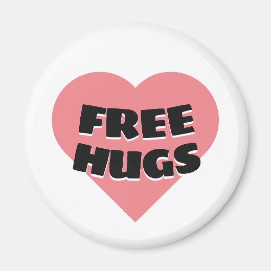 Freie Hugs Magnet (Vorne)