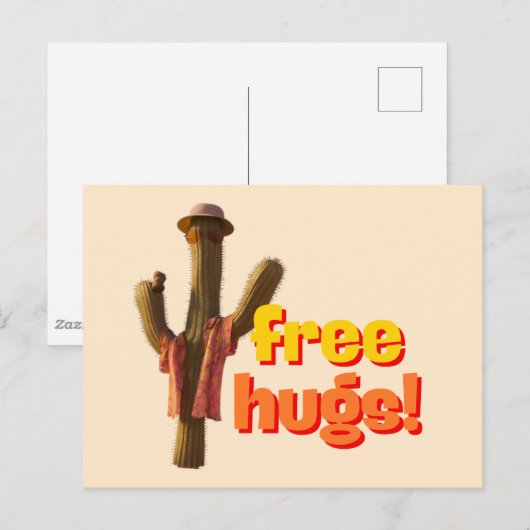 Freie Hugs! Postkarte (Vorne/Hinten)