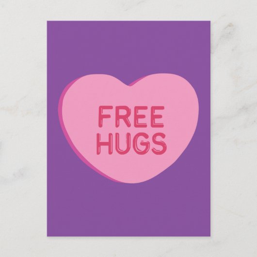 Freie Hugs Postkarte (Vorderseite)
