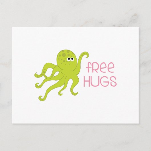 Freie Hugs Postkarte (Vorderseite)