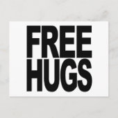 Freie Hugs Postkarte (Vorderseite)