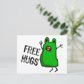 Freie Hugs Postkarte (Stehend Vorderseite)