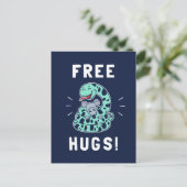 Freie Hugs Postkarte (Stehend Vorderseite)