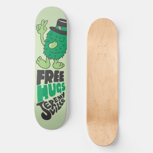 Freie Hugs Skateboard (Vorderseite)