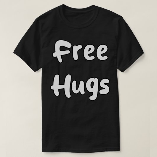 Freie Hugs T-Shirt (Design vorne)