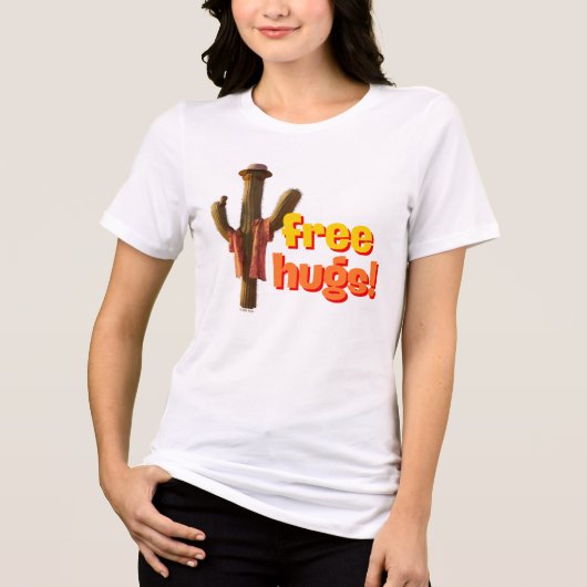 Freie Hugs! Tri-Blend Shirt (Vorderseite)