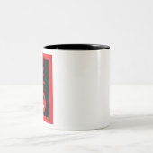 Freie Hugs von Satan Zweifarbige Tasse (Mittel)