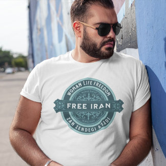Freie Iran-Frau | Mahsa Amini Abzeichen Green T-Shirt