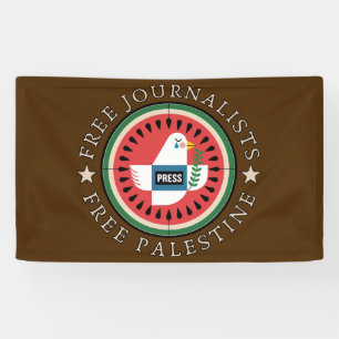 Freie Journalisten Freie Palästina Banner