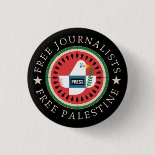 Freie Journalisten Freie Palästina Button
