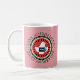 Freie Journalisten Freie Palästina Kaffeetasse