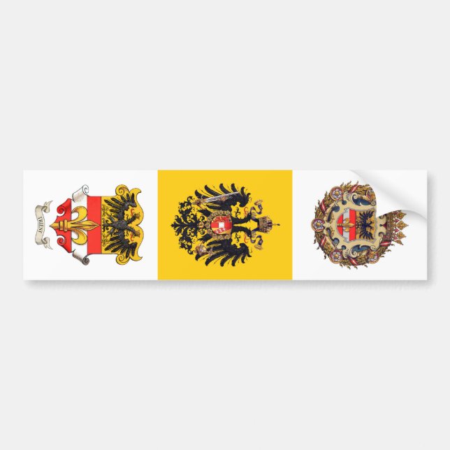 Freie Kaiserstadt Triest Autoaufkleber (Vorne)