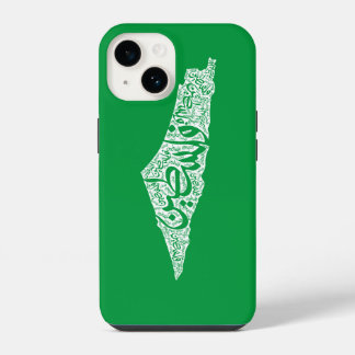 Freie Karte und Flagge Palästinas ف ل س ط ي ن iPhone 14 Hülle