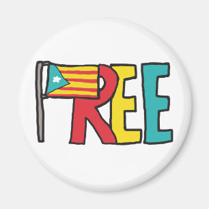 Freie katalanische Unabhängigkeit Magnet