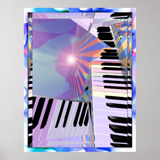 Freie Keyboard-Musik Poster (Vorne)