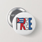 Freie Kuba Button (Vorne & Hinten)