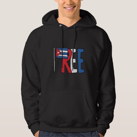 Freie Kuba Hoodie (Vorderseite)