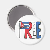 Freie Kuba Magnet (Vorderseite/Rückseite)
