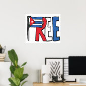 Freie Kuba Poster (Heimbüro)