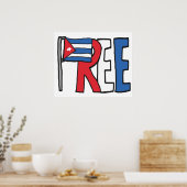 Freie Kuba Poster (Küche)