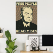 Freie Leute lesen Misposter Poster (Heimbüro)